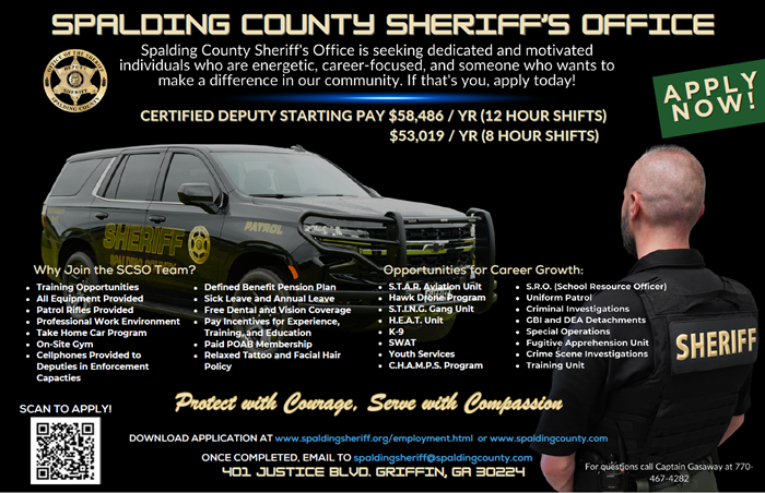 Certified Deputy Employment Ad